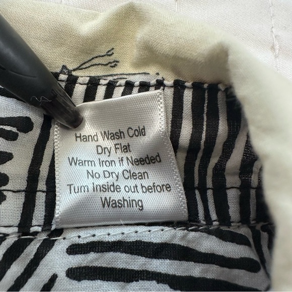 TIZZIE 100% COTTON 3/4 SLEEVE ROME SHIRT NEUTRAL BUTTERFLIES VOILE - Picture 10 of 14